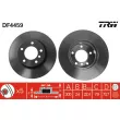 Jeu de 2 disques de frein avant TRW DF4459 - Visuel 1