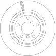 Jeu de 2 disques de frein arrière TRW DF4461S - Visuel 2