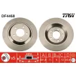 Jeu de 2 disques de frein arrière TRW DF4468 - Visuel 1