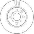 Jeu de 2 disques de frein avant TRW DF4469 - Visuel 2