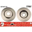Jeu de 2 disques de frein avant TRW DF4471S - Visuel 1