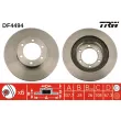 Jeu de 2 disques de frein avant TRW DF4494 - Visuel 1