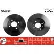 Jeu de 2 disques de frein avant TRW DF4496 - Visuel 1