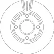 Jeu de 2 disques de frein avant TRW DF4496 - Visuel 2