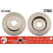 Jeu de 2 disques de frein avant TRW DF4498 - Visuel 1