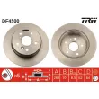 Jeu de 2 disques de frein arrière TRW DF4500 - Visuel 1