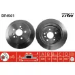 Jeu de 2 disques de frein arrière TRW DF4561 - Visuel 1