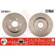 Jeu de 2 disques de frein arrière TRW DF4811 - Visuel 1