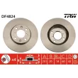 Jeu de 2 disques de frein avant TRW DF4824 - Visuel 1
