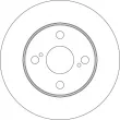 Jeu de 2 disques de frein arrière TRW DF4827 - Visuel 2
