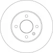 Jeu de 2 disques de frein avant TRW DF4839 - Visuel 2