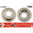 Jeu de 2 disques de frein arrière TRW DF4845 - Visuel 1