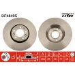 Jeu de 2 disques de frein avant TRW DF4849S - Visuel 1