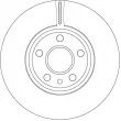 Jeu de 2 disques de frein avant TRW DF4850S - Visuel 2