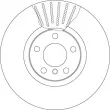 Jeu de 2 disques de frein avant TRW DF4853S - Visuel 2