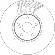 Disque de frein avant droit TRW DF4856S - Visuel 2