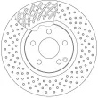 Jeu de 2 disques de frein avant TRW DF4862S - Visuel 2