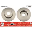 Jeu de 2 disques de frein avant TRW DF4863S - Visuel 1