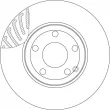 Jeu de 2 disques de frein avant TRW DF4863S - Visuel 2