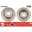 Jeu de 2 disques de frein arrière TRW DF4864S - Visuel 1