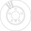Jeu de 2 disques de frein avant TRW DF6136 - Visuel 2