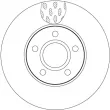 Jeu de 2 disques de frein avant TRW DF6138 - Visuel 2