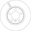 Jeu de 2 disques de frein avant TRW DF6143S - Visuel 2