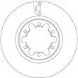 Jeu de 2 disques de frein avant TRW DF6442 - Visuel 2