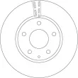 Jeu de 2 disques de frein avant TRW DF6661S - Visuel 2