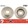 Jeu de 2 disques de frein avant TRW DF7231 - Visuel 1