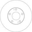 Jeu de 2 disques de frein avant TRW DF7231 - Visuel 2