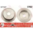 Jeu de 2 disques de frein arrière TRW DF7257 - Visuel 1