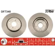 Jeu de 2 disques de frein avant TRW DF7340 - Visuel 1