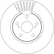 Jeu de 2 disques de frein avant TRW DF7340 - Visuel 2