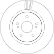 Jeu de 2 disques de frein avant TRW DF7371S - Visuel 2