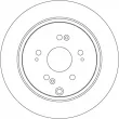 Jeu de 2 disques de frein arrière TRW DF7374 - Visuel 2