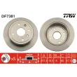 Jeu de 2 disques de frein arrière TRW DF7381 - Visuel 1