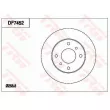 Jeu de 2 disques de frein avant TRW DF7452 - Visuel 1