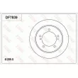 Jeu de 2 disques de frein avant TRW DF7839 - Visuel 1