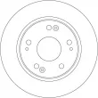 Jeu de 2 disques de frein arrière TRW DF7970 - Visuel 2