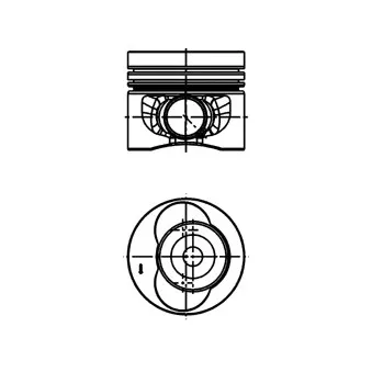 Piston KOLBENSCHMIDT 40683600