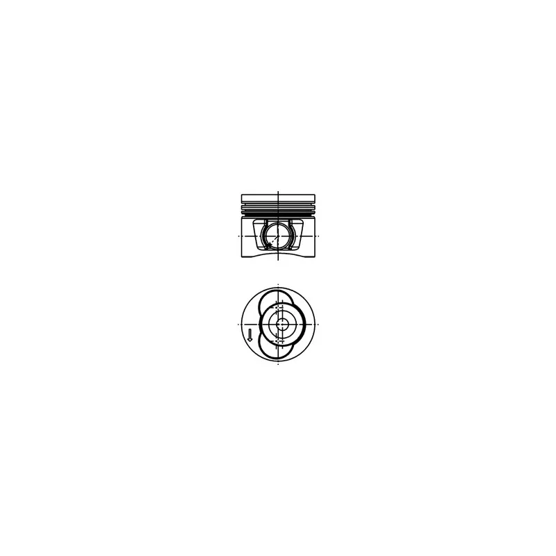 Piston KOLBENSCHMIDT 40715610