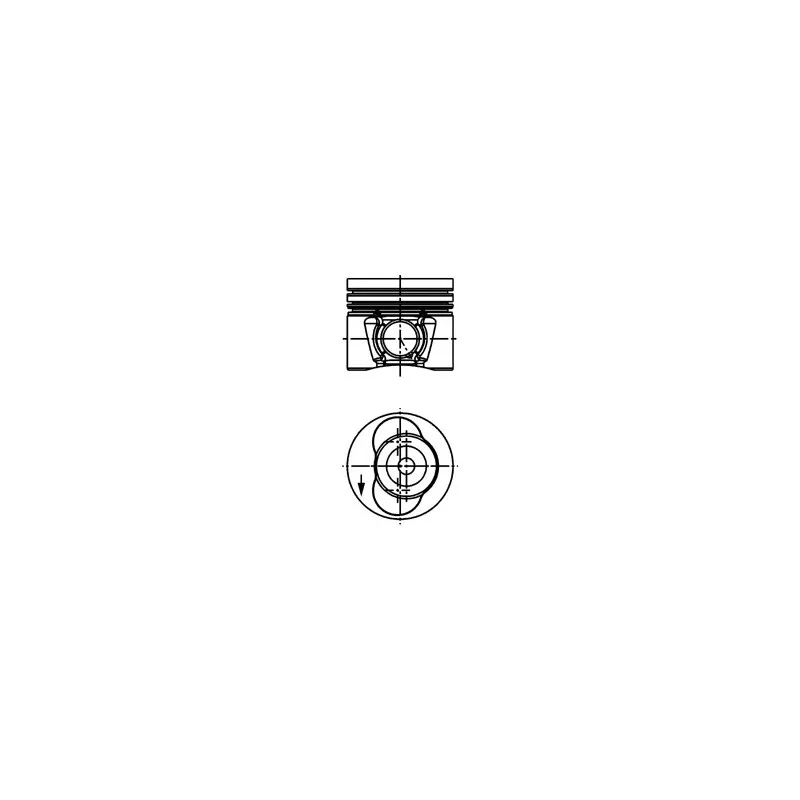 Piston KOLBENSCHMIDT 40734600