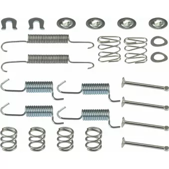 Kit d'accessoires, plaquette de frein à disque TRW PFK724