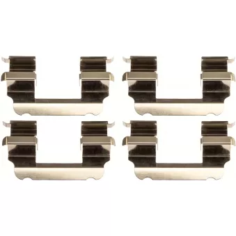 Kit d'accessoires, plaquette de frein à disque TRW PFK729