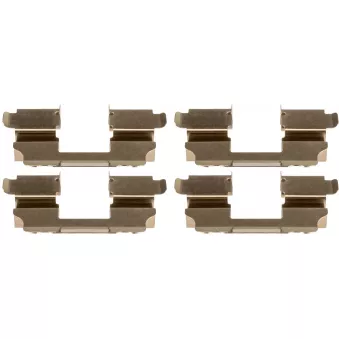 Kit d'accessoires, plaquette de frein à disque TRW PFK730