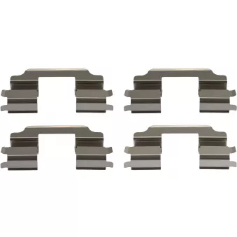 Kit d'accessoires, plaquette de frein à disque TRW PFK734
