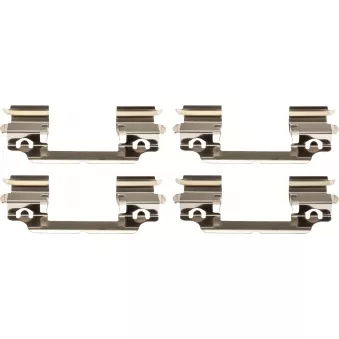Kit d'accessoires, plaquette de frein à disque TRW PFK736