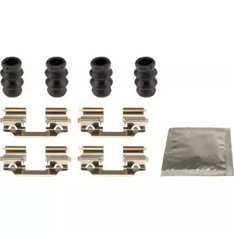 Kit d'accessoires, plaquette de frein à disque TRW PFK749