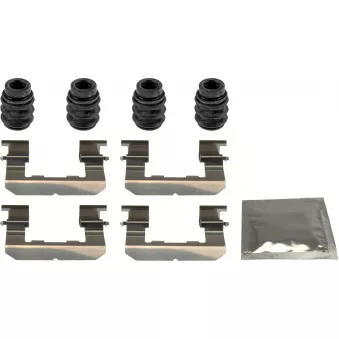 Kit d'accessoires, plaquette de frein à disque TRW PFK751